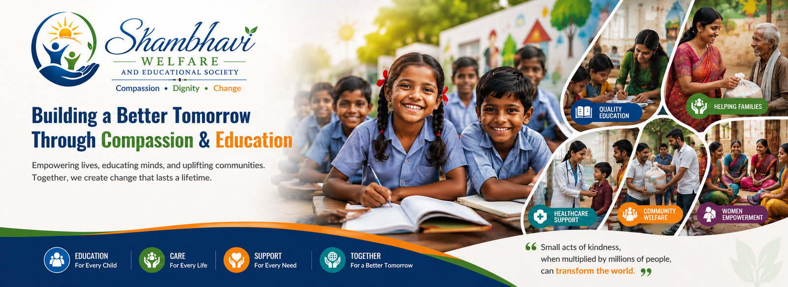 Children, education and community welfare